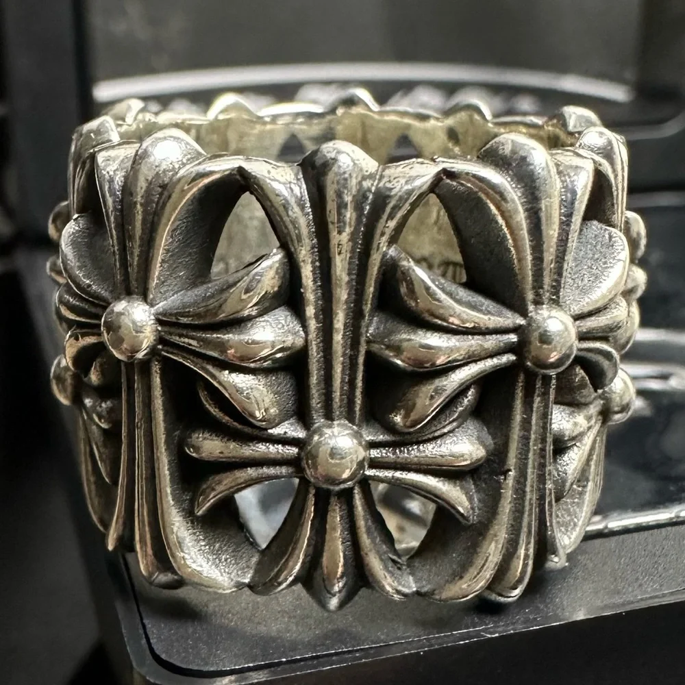 Chrome Hearts Silver Cemetery Ring - Picture 4 of 6